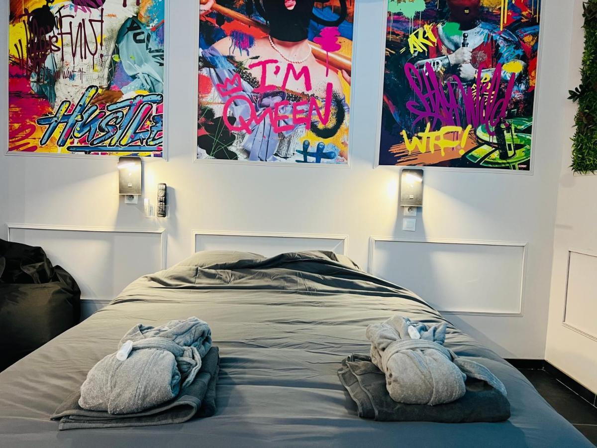 Capsule Street Art - Sauna- Jacuzzi - Playstation 5 - Billard - Netflix - Home Cinema - Terrasse Дуэ Экстерьер фото