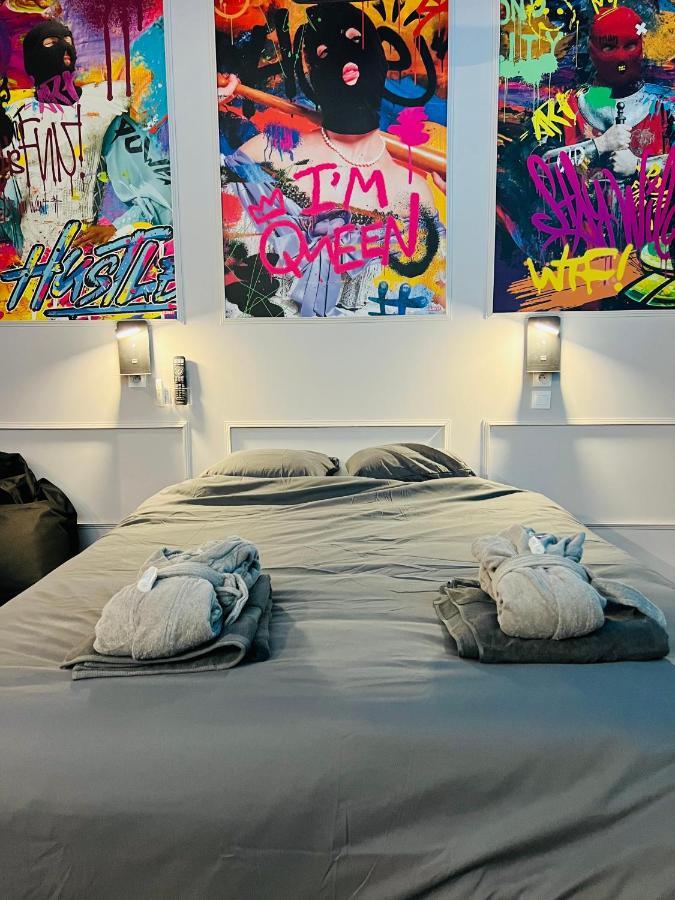 Capsule Street Art - Sauna- Jacuzzi - Playstation 5 - Billard - Netflix - Home Cinema - Terrasse Дуэ Экстерьер фото